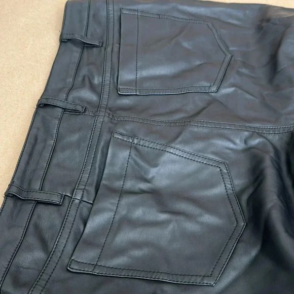 River Island Faux Leather Trousers - Picture 7 of 8